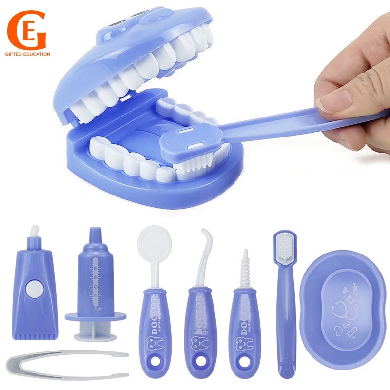 9Pcs Children Learn To Brush Teeth Toy