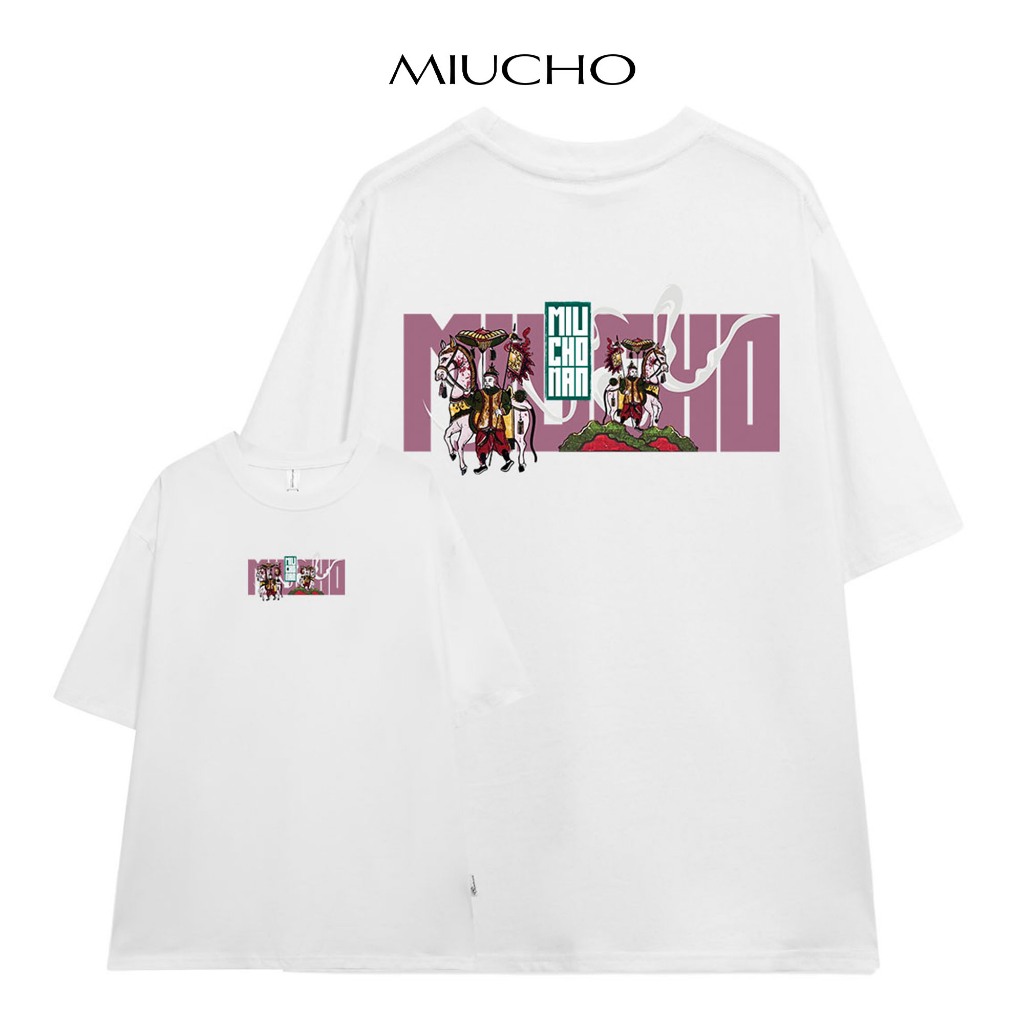 Áo thun nam form rộng 12 con giáp tuổi Ngọ ( tuổi ngựa) ATD444 Miucho Man cotton cổ tròn ingraphic_thumbnail_2