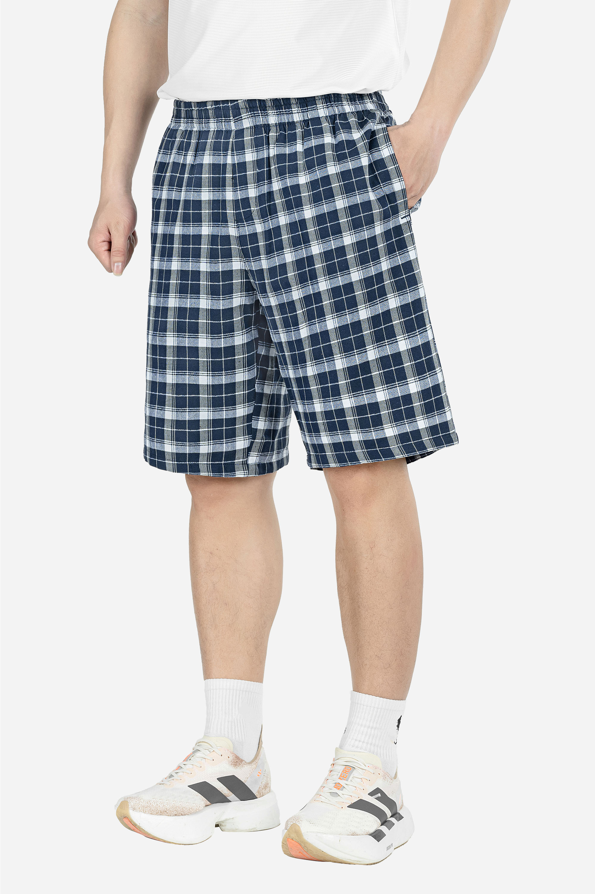 Quần Soọc Kẻ Caro Nam Trung Niên ANCHI Chất Liệu Cotton Dáng Suông Dài Qua Gối_thumbnail_49