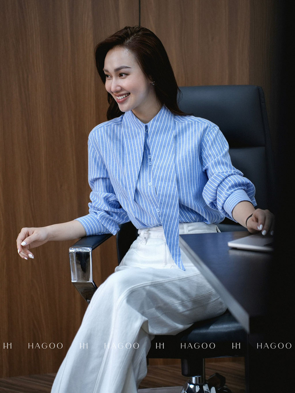 Quần jean trắng bổ 2 đường HAGOO_thumbnail_6