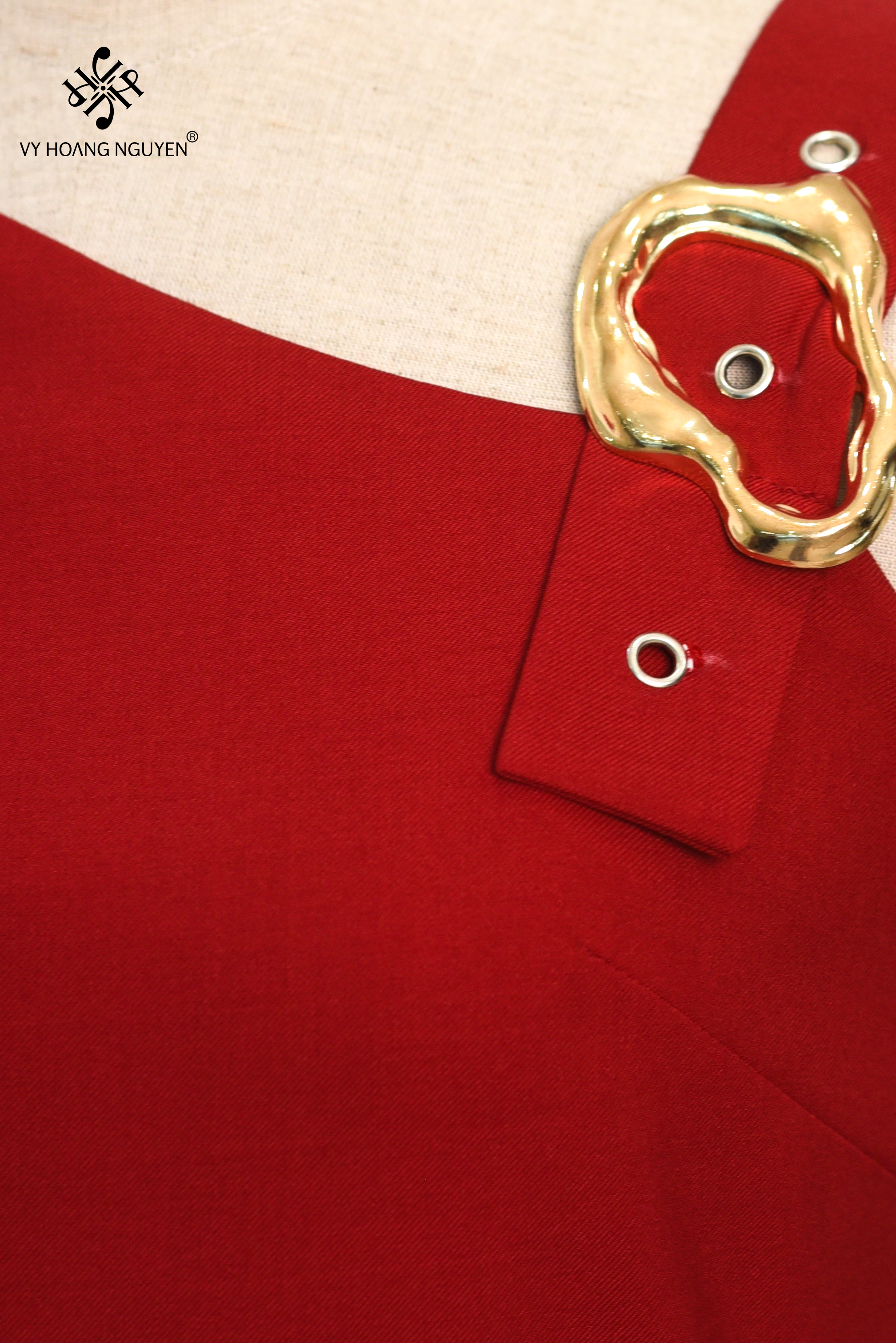 Đầm Xòe Lệch Vai Đai_thumbnail_4