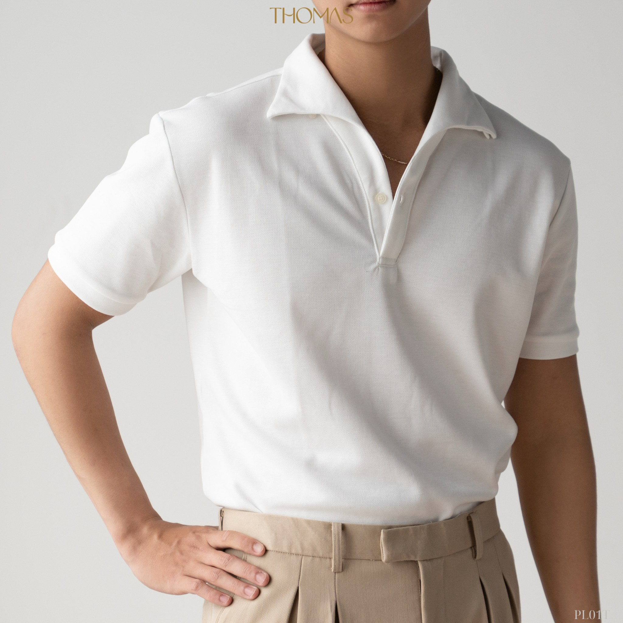 Áo Polo Cổ Nhạn Carlos Vải CVC Mắt Chim Form Regular_thumbnail_1