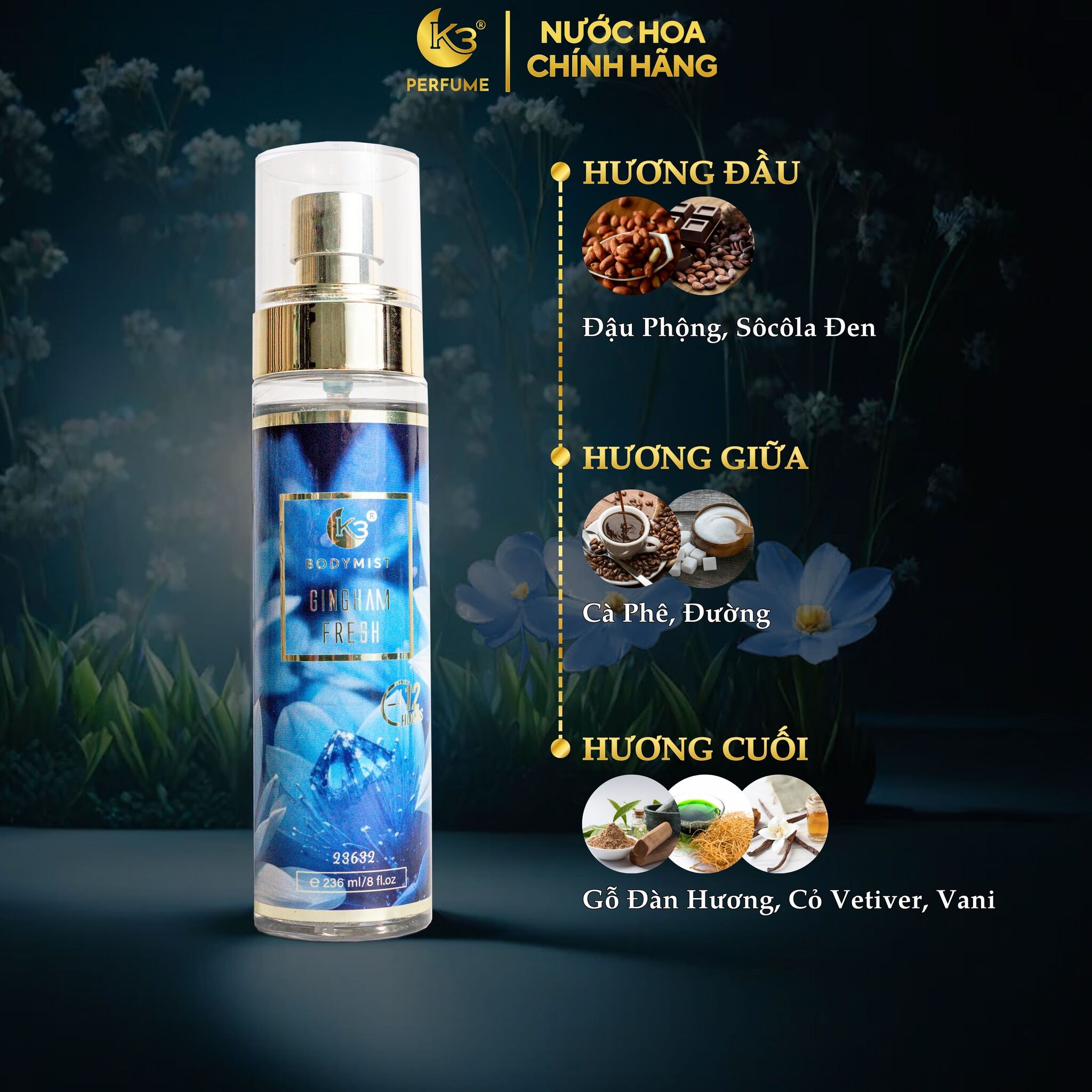 Body Mist Nam Gingham Fresh