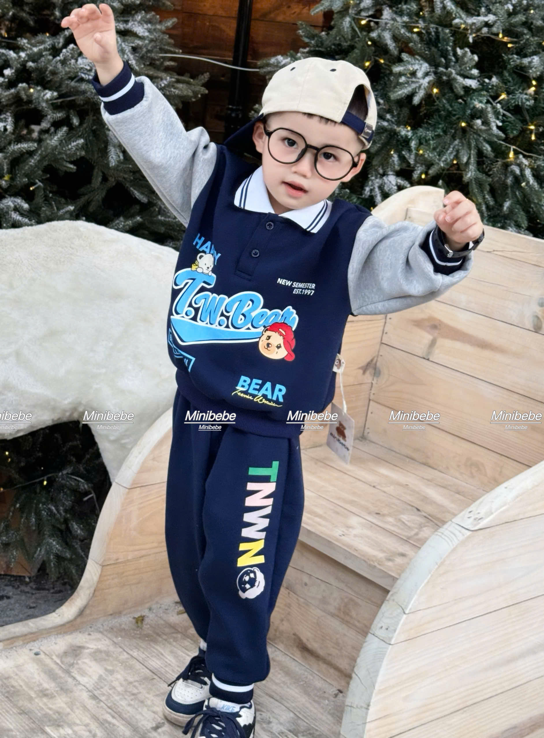 V21 BỘ POLO GẤU CHỮ HAPPY- A210.438_thumbnail_2