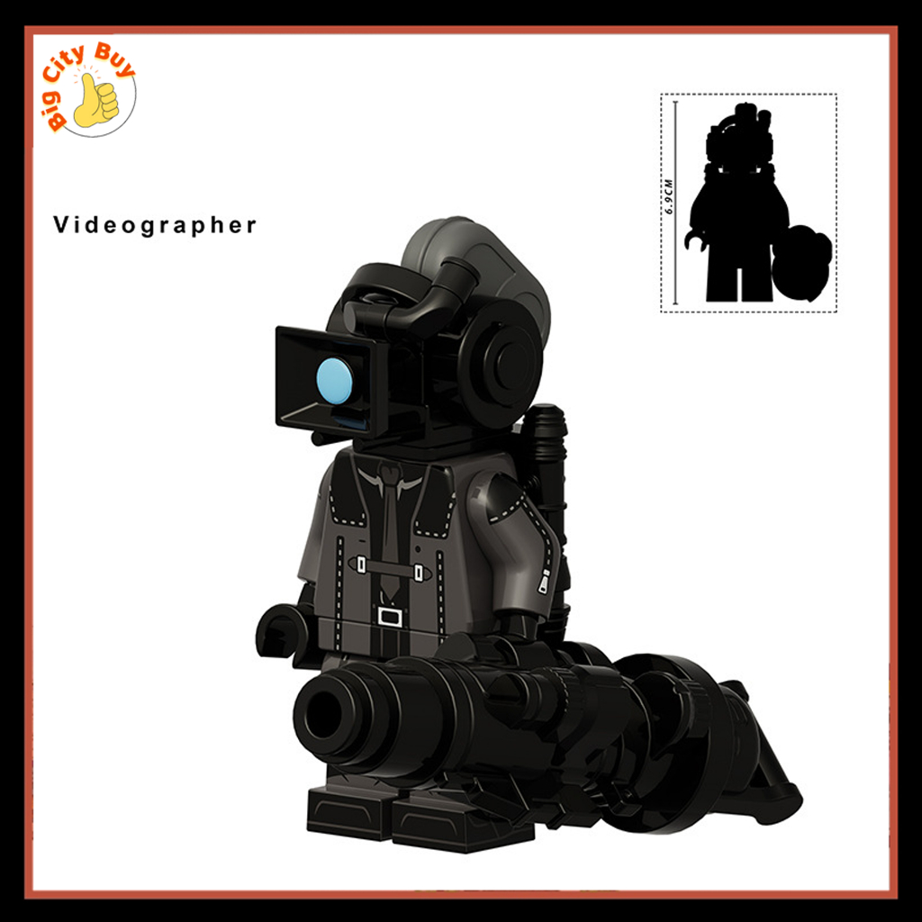 Skibidi Toilet Mô hình Lắp ráp Nhân vật Nhà Vệ Sinh Người Đồ chơi Series Âm Thanh Người Truyền Hình_thumbnail_11