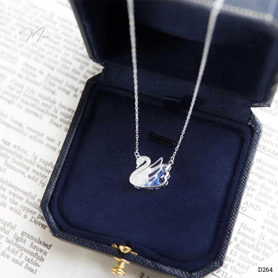 D264 - Dây chuyền thiên nga ngũ sắc