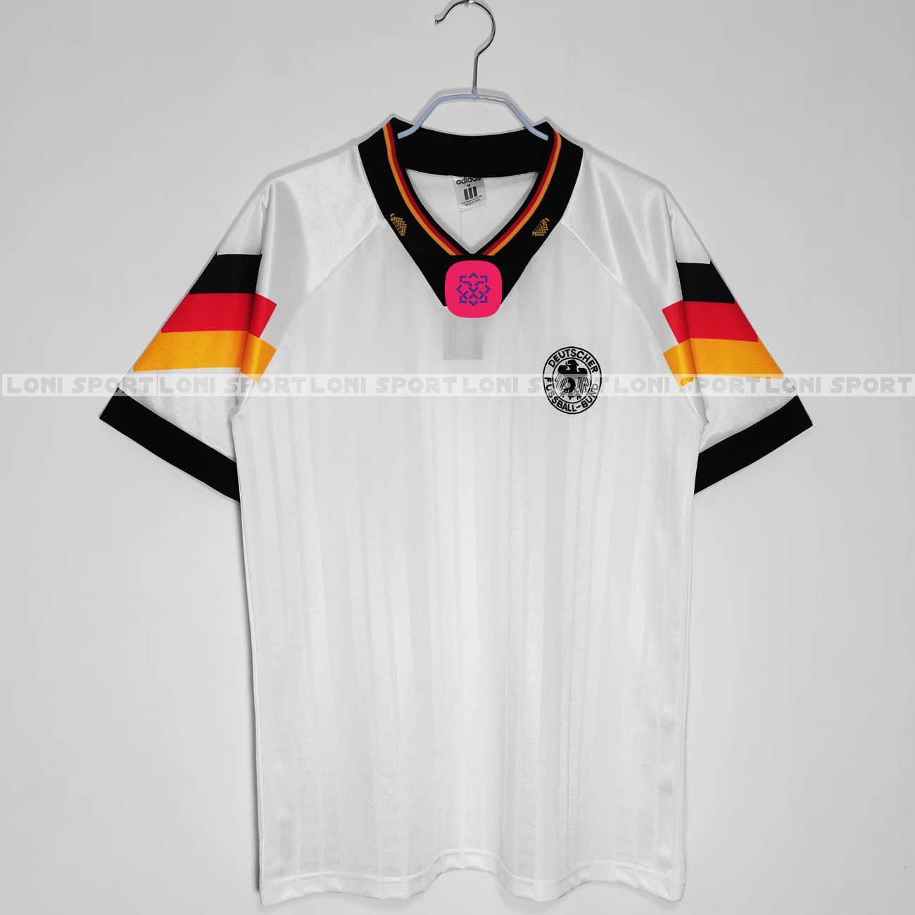 Áo Retro tuyển Đức sân nhà trắng 1992_thumbnail_1