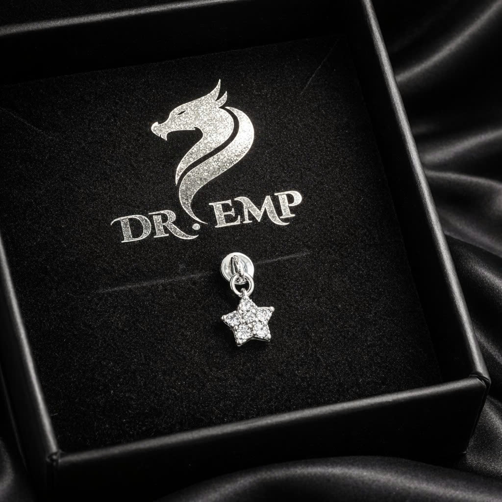 Khuyên kiểu vertical hoa 5 cánh