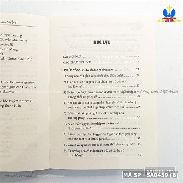 Giải đáp thắc mắc về luật đời sống thánh hiến Tập 2 ✔_thumbnail_3