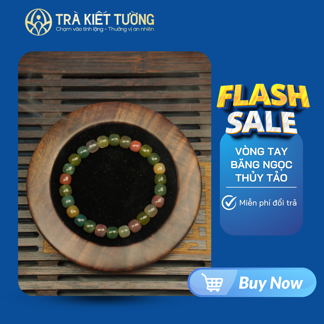 Vòng Tay BĂNG NGỌC THỦY TẢO 6LI