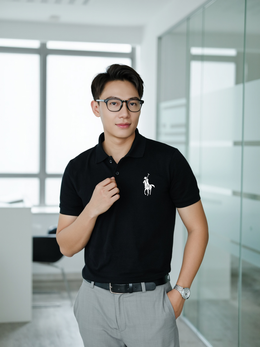 Áo polo nam cao cấp form vừa 2193 Miucho Iconic vải cá sấu polyester co giãn thoáng mát in artwork_thumbnail_4