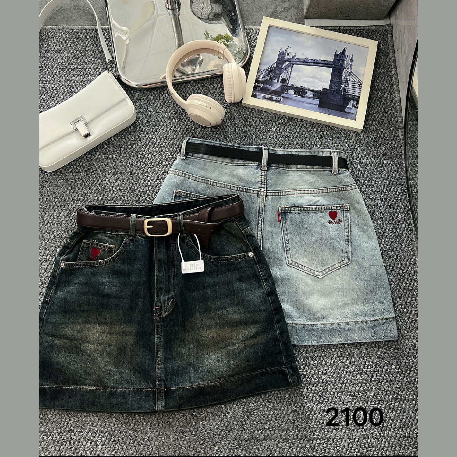 Chân váy dáng A thêu trái tim bigsize JV2100 dành cho nàng béo mập từ 55-90kg_thumbnail_7