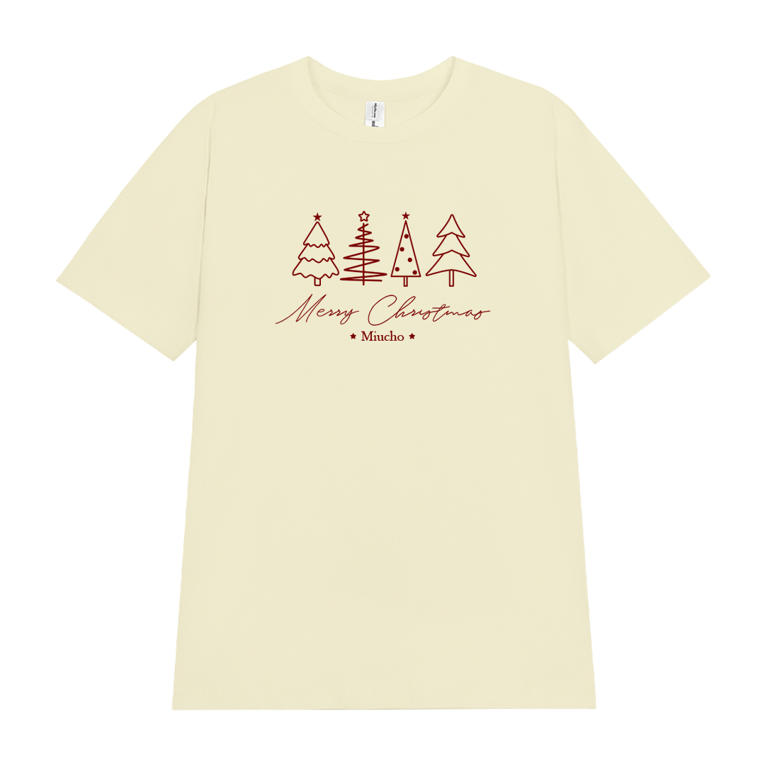 Áo thun nữ giáng sinh noel form vừa regular vải cotton 4c thoáng mát 1762 Miucho Chic Chic in mix_thumbnail_0