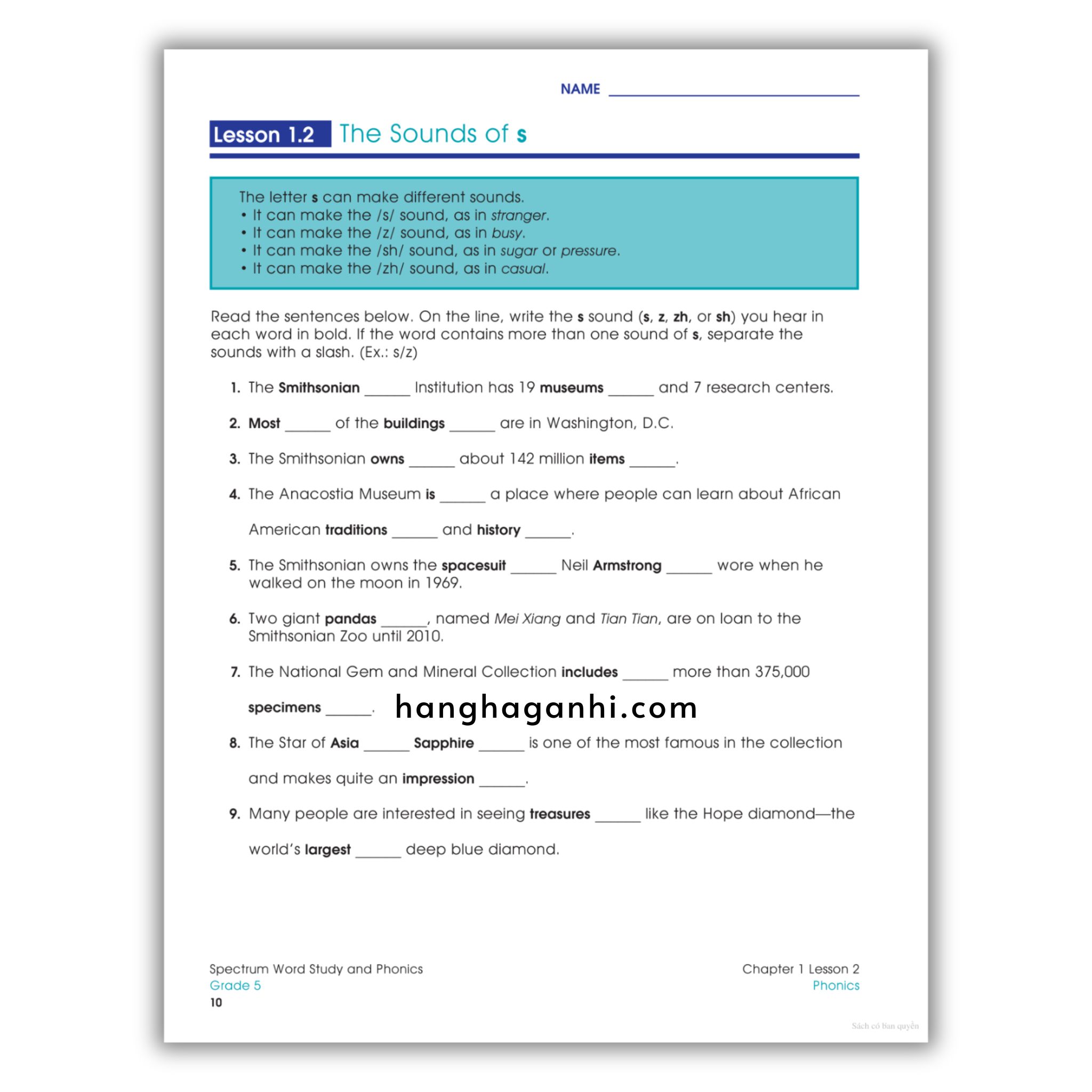 Sách Spectrum Word Study and Phonics Workbook Grade 5_thumbnail_16