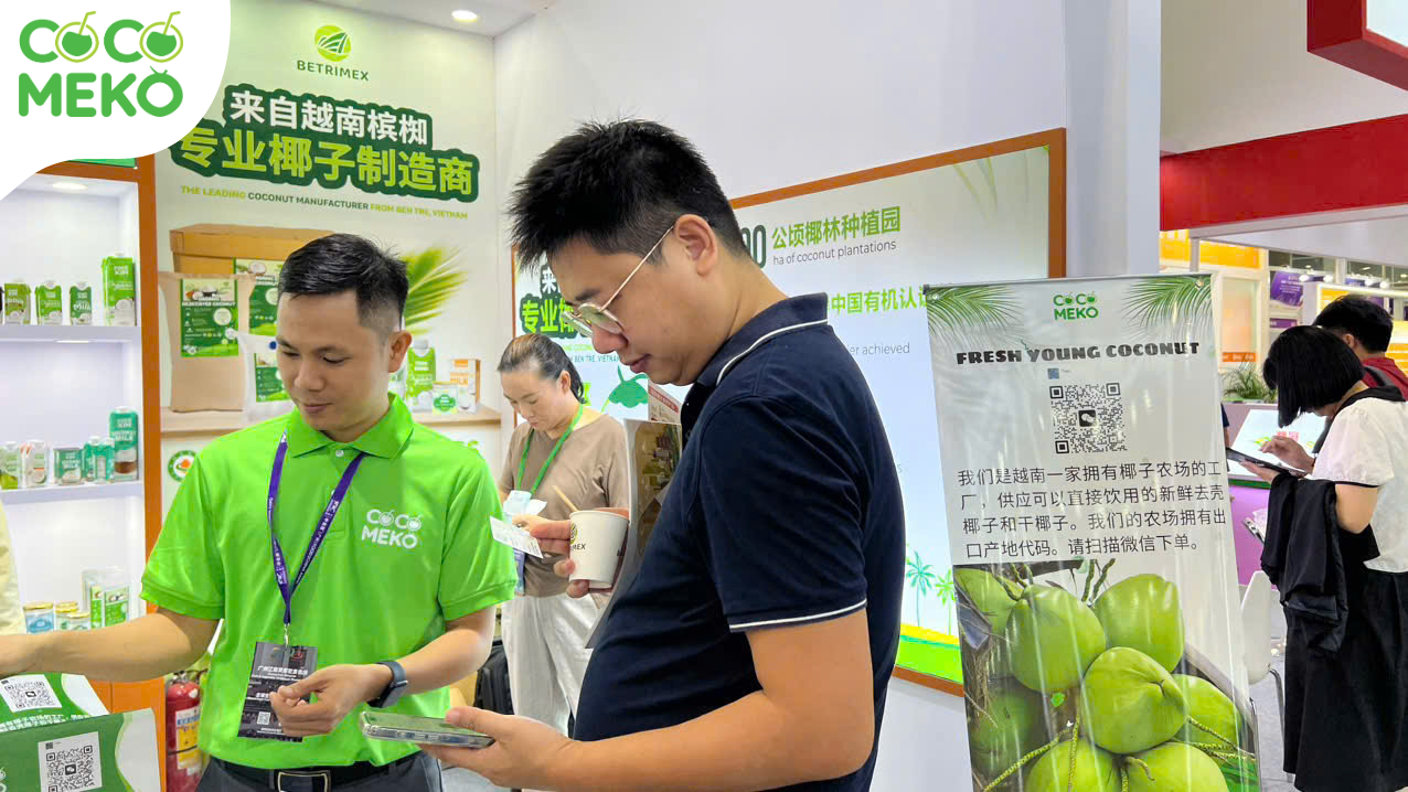 Coco Meko Proudly Participates in CIFBE Guangzhou 2024: Bringing the Taste of Vietnamese Coconuts to the World