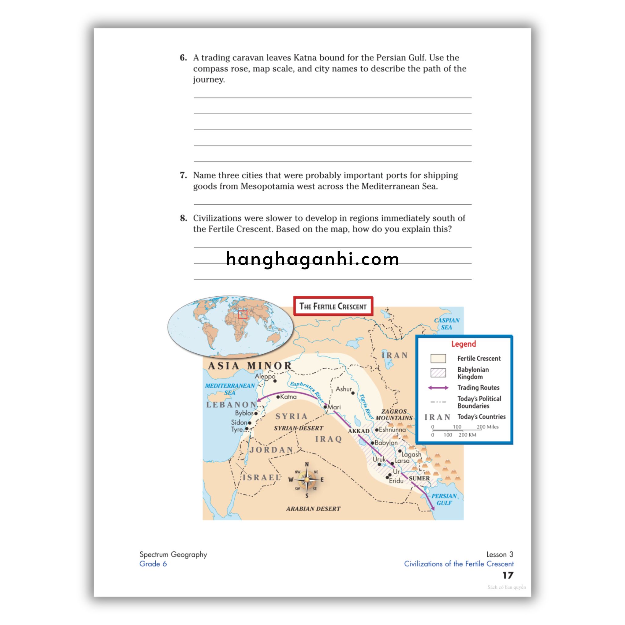 Sách Spectrum Geography Workbook Grade 6_thumbnail_15