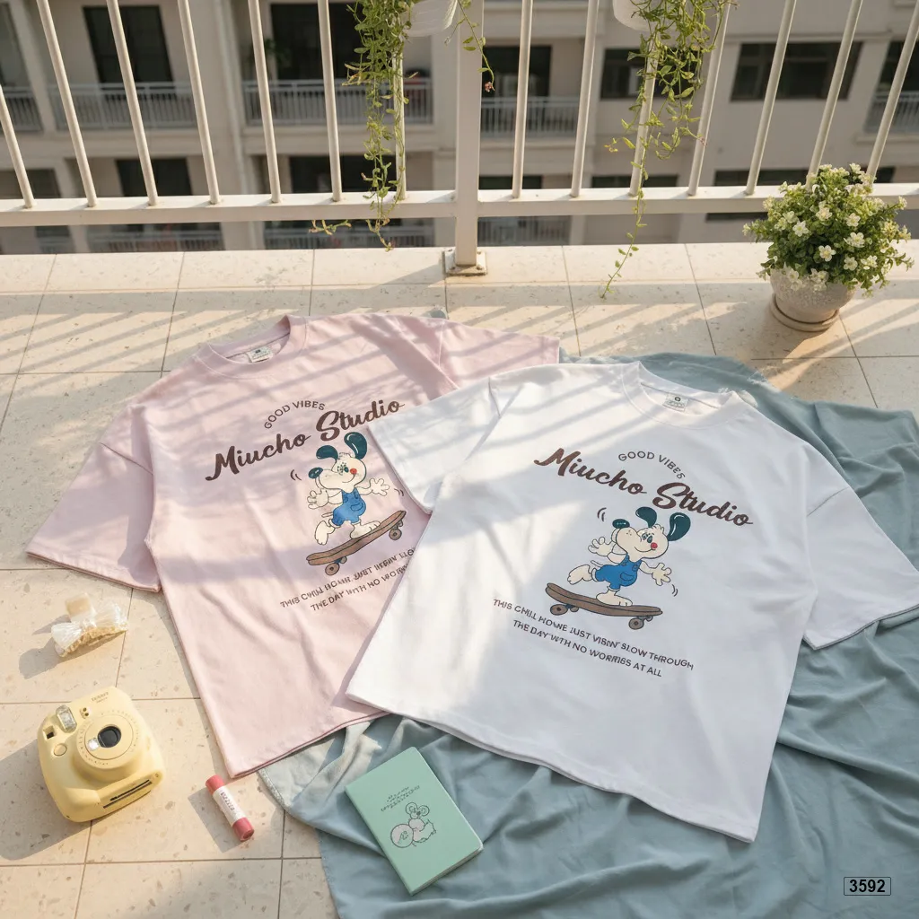 Áo thun boxy hoạt hình mẫu mới Miucho Studio 3592_thumbnail_7