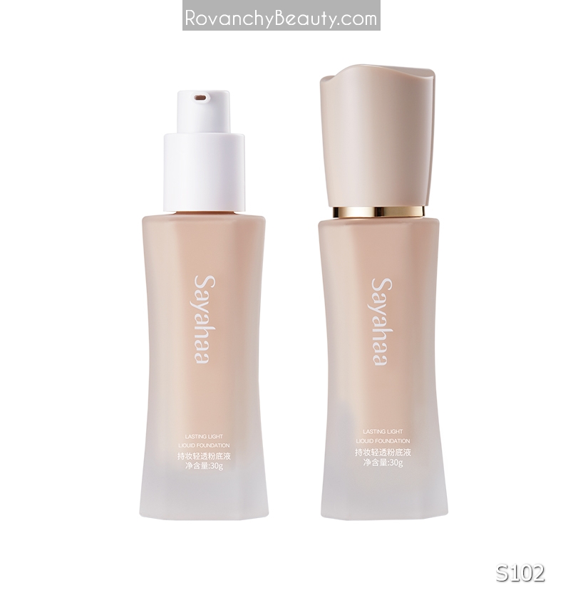 S102 Kem nền Sayahaa Lasting Light - Mỏng nhẹ, che phủ tự nhiên, giữ lớp nền bền đẹp suốt 12H, dưỡng da ẩm mịn 30g_thumbnail_2