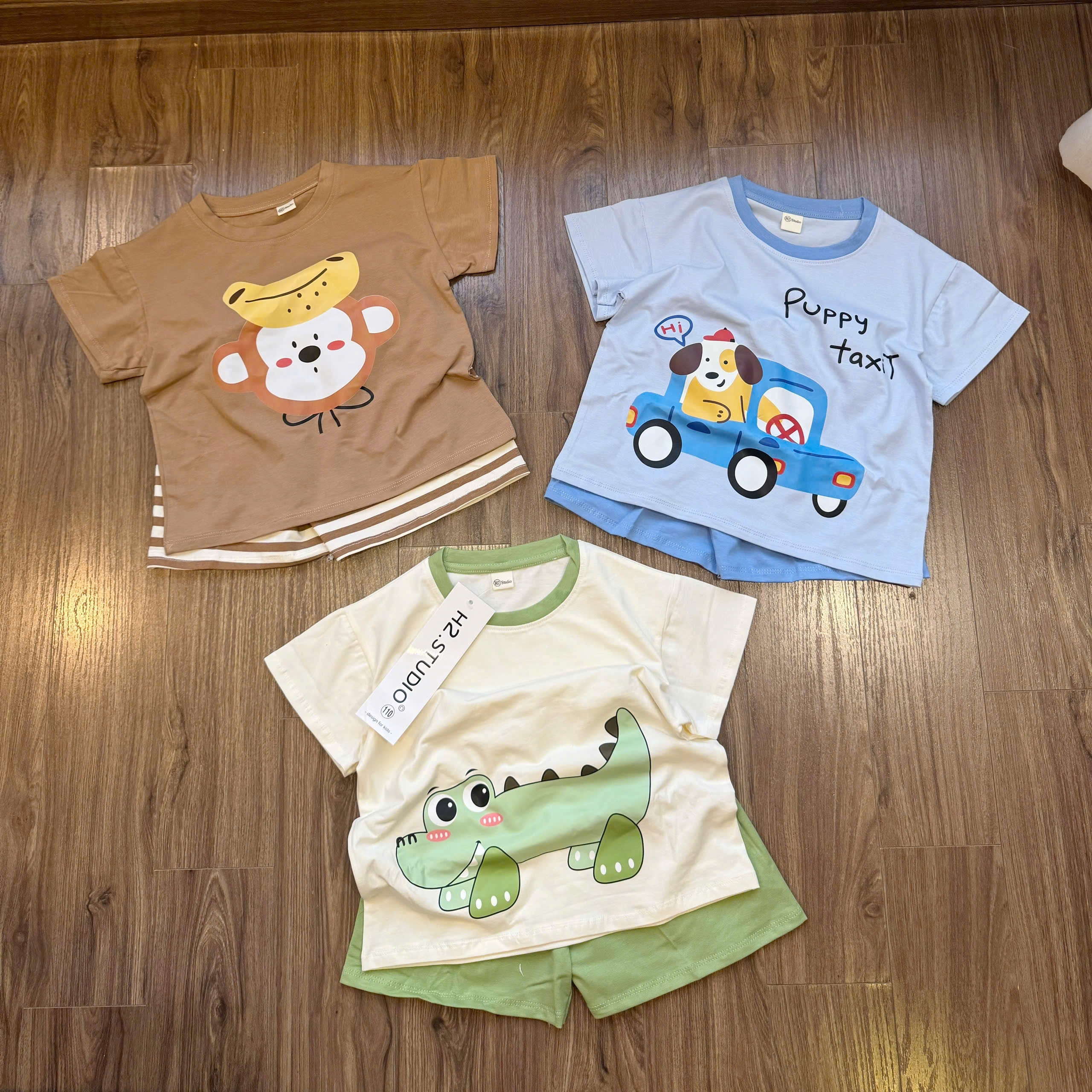 K88 SET 3 BỘ CỘC CÁ SẤU NHE RĂNG - A100.265