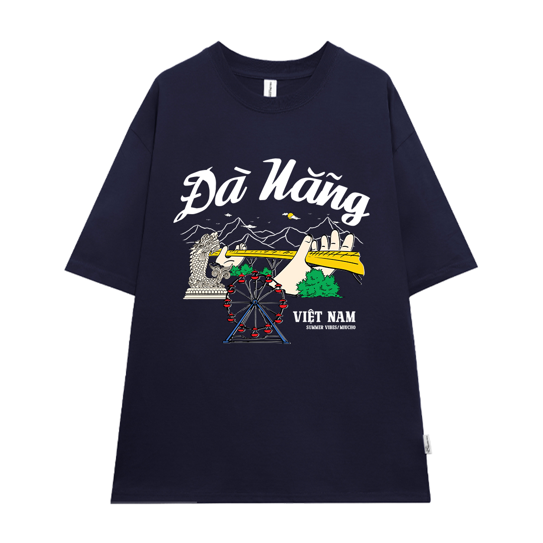 Áo thun du lịch Đà Nẵng ATD1262 Miucho vải cotton thoáng mát in mix_thumbnail_14