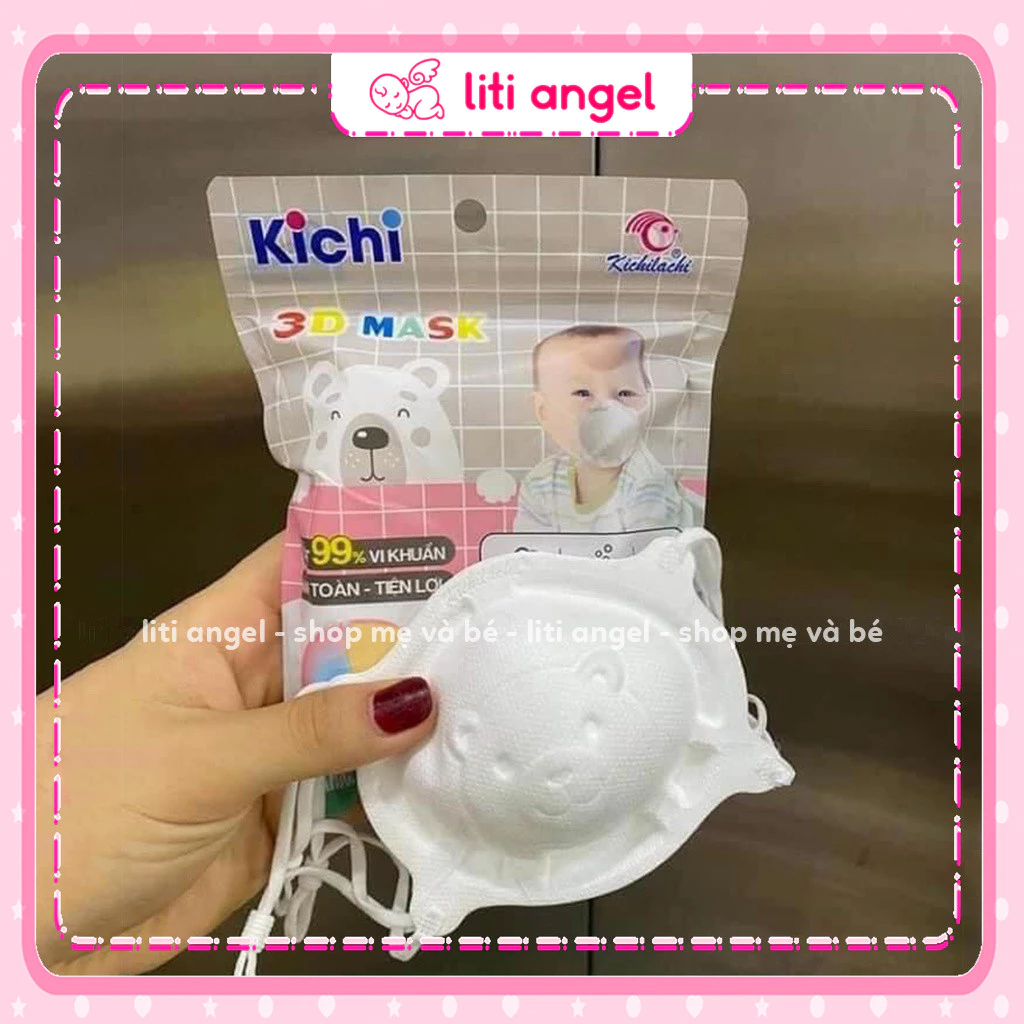 Khẩu Trang hình gấu Kichi 3D Mask_thumbnail_0