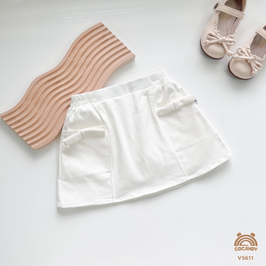 Chân váy cộc TRẮNG chữ A 2 nơ_thumbnail_1