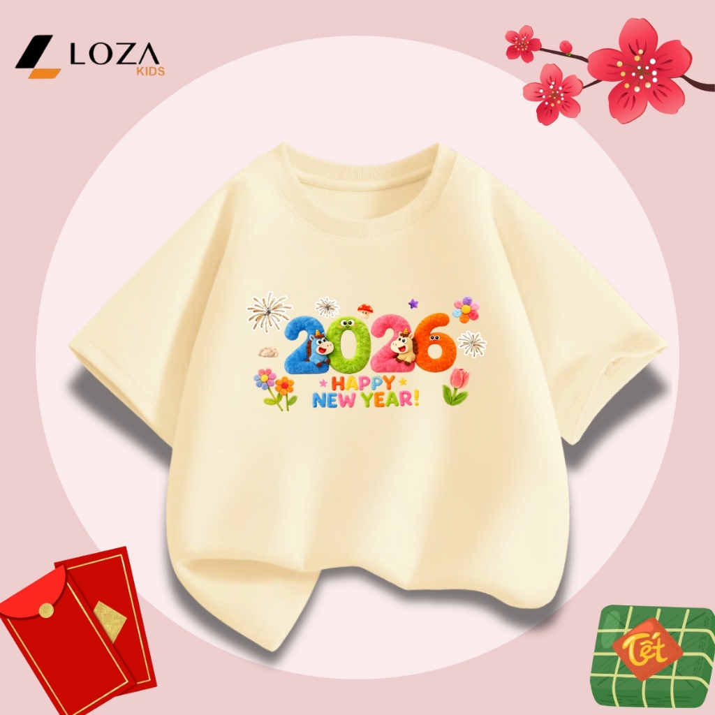 [BST Tết 2026] Áo thun bé trai, bé gái hình chủ đề Tết 2026 - Loza Kids AT038_thumbnail_10
