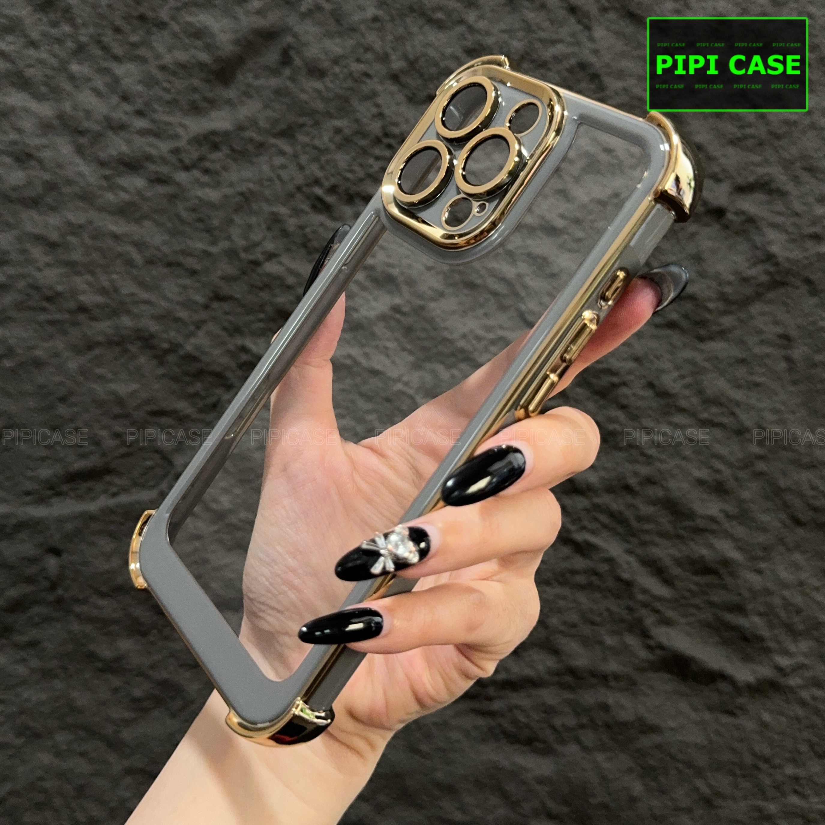 Ốp Lưng iPhone 12 Pro Max - Timo - Xám