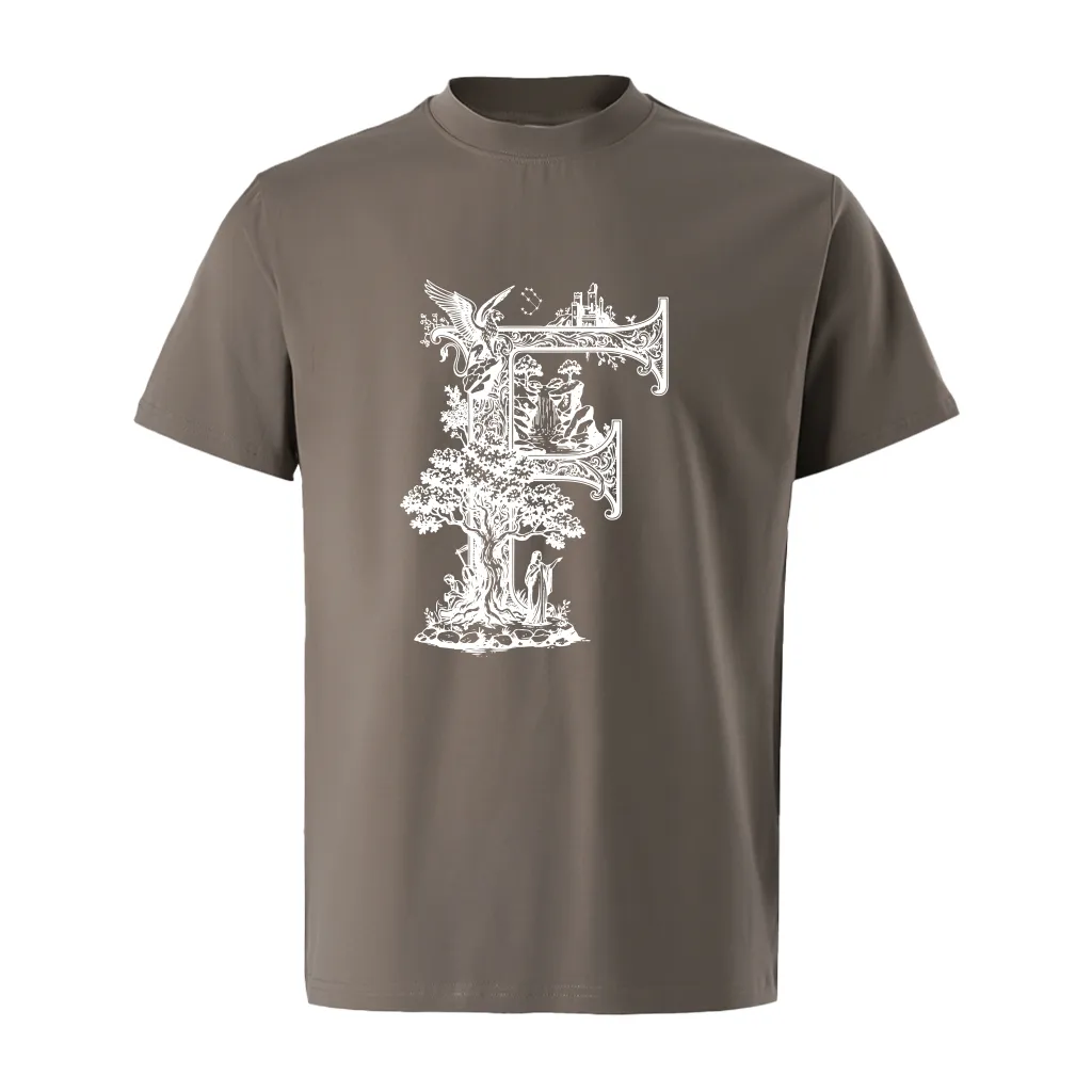 Áo thun nam form rộng Miucho Iconic vải cotton thoáng mát trẻ trung chữ cái F big size 2751_thumbnail_15