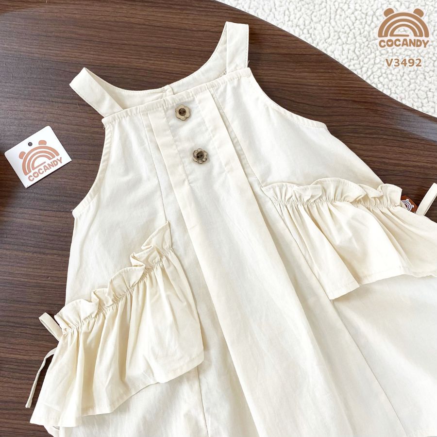 Váy 2 dây BE sườn bèo nơ_thumbnail_3