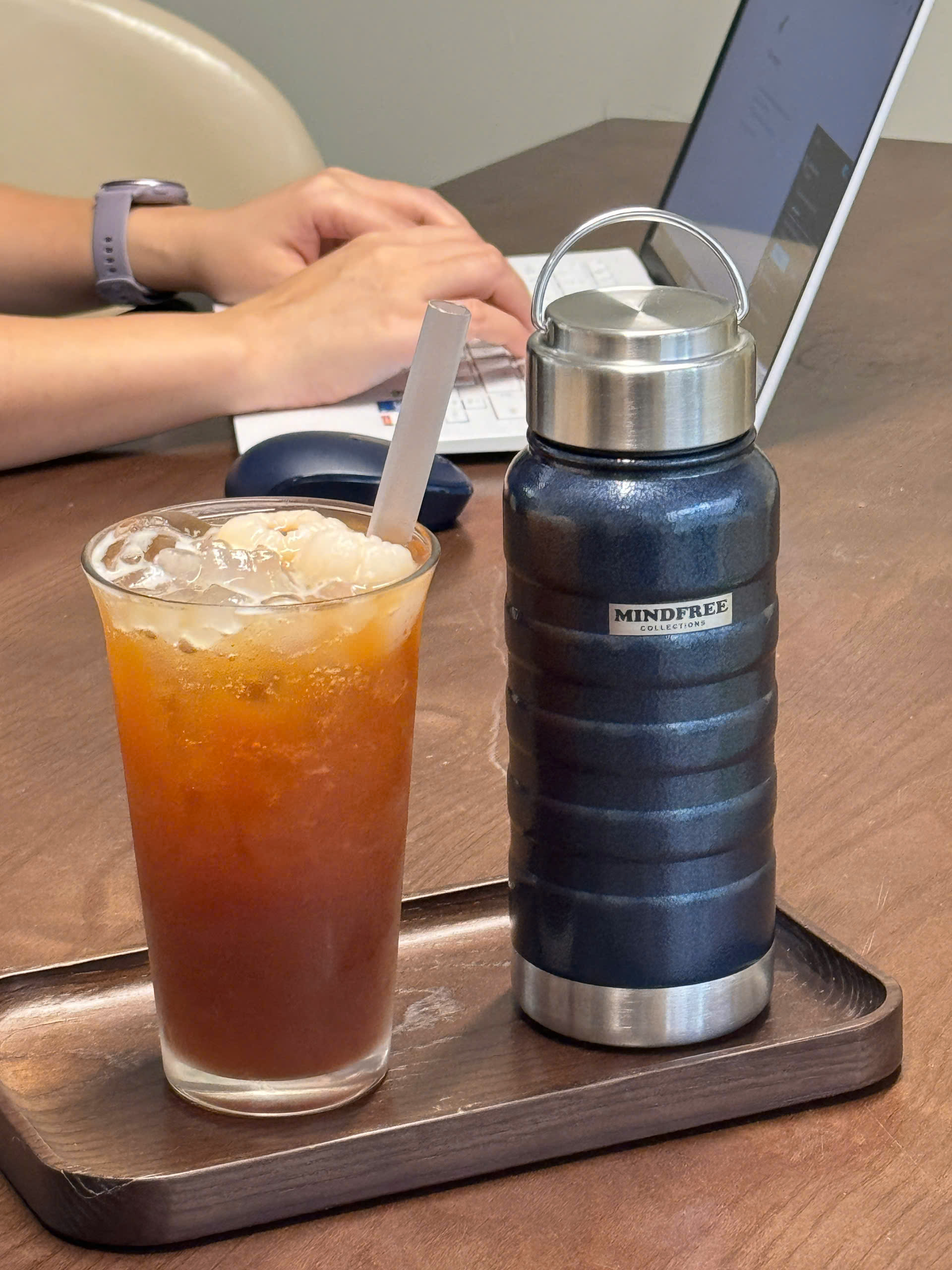 Bình giữ nhiệt có quai xách MIND FREE Nhật Bản_thumbnail_2