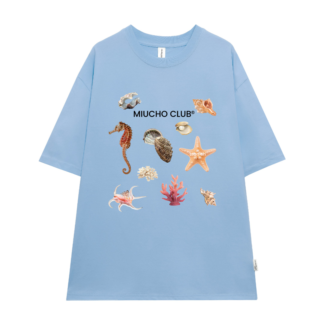 Áo thun form rộng mùa hè unisex ATD1049 Miucho cotton tay lỡ cổ tròn in mix_thumbnail_14