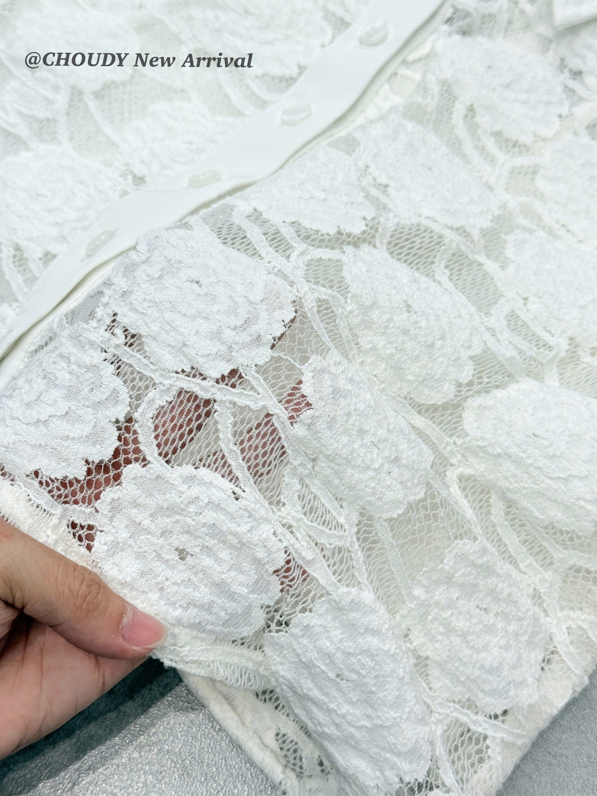 SALE U464 ÁO KIỂU REN TRẮNG (KÈM LÓT)_thumbnail_4