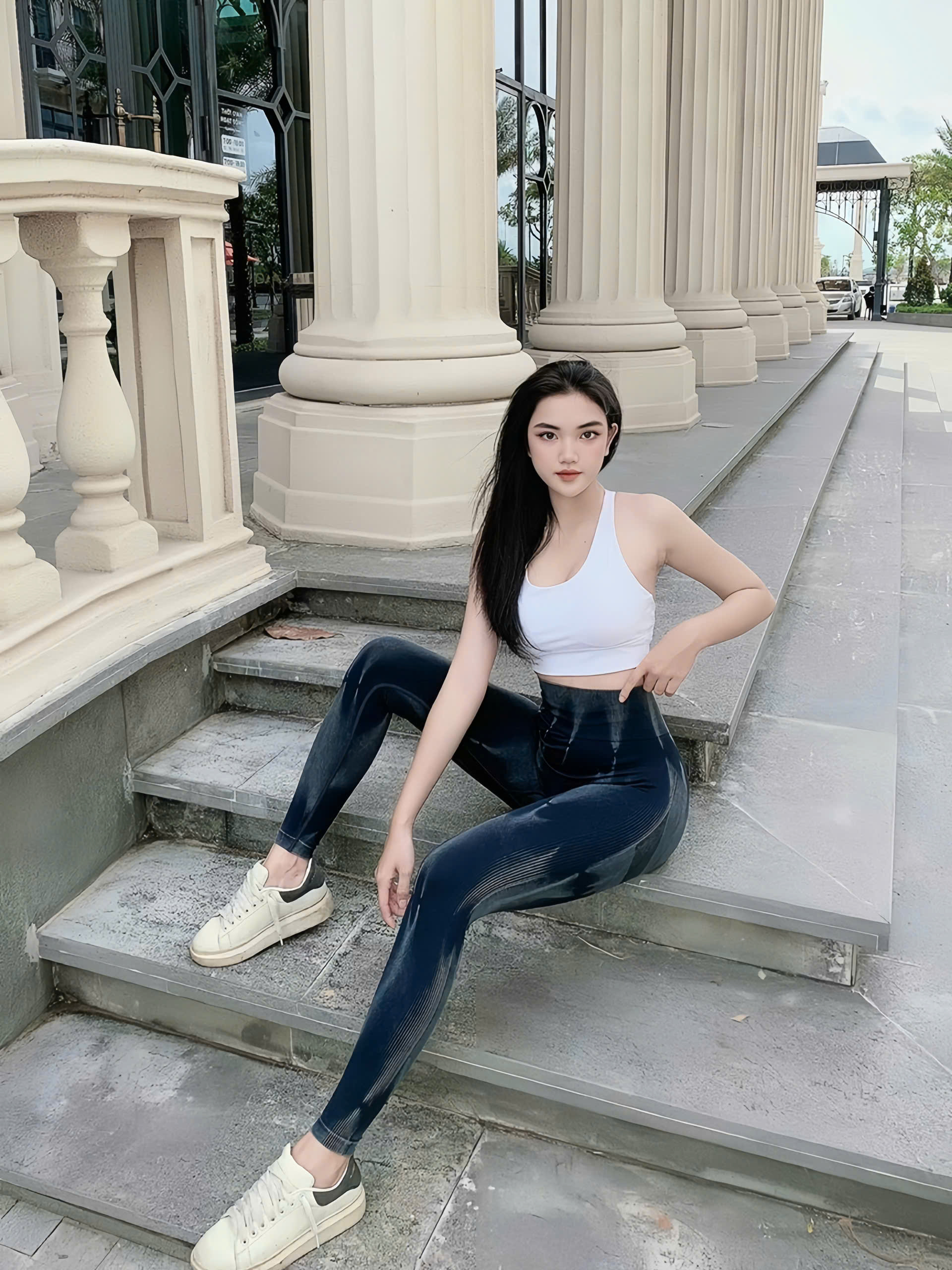 Quần Dài Thể Thao Chun Mông Mitao Phối Màu Loang_thumbnail_10