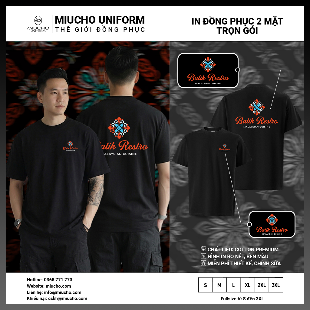 Áo thun form rộng thiết kế như yêu cầu 3613