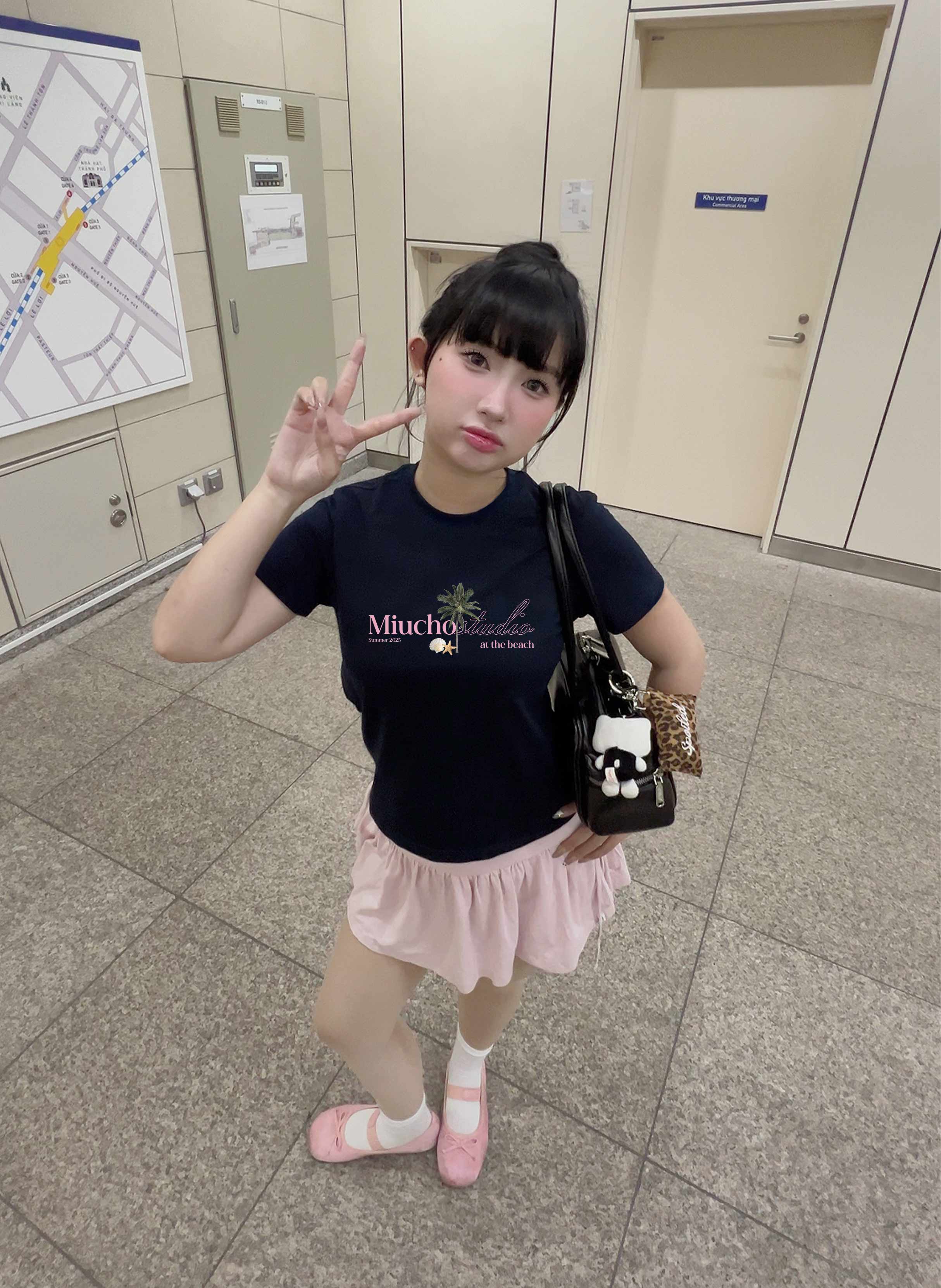 Áo baby tee ôm body hè biển 2158 Miucho cổ tròn vải cotton 4c thoáng mát in mix_thumbnail_7