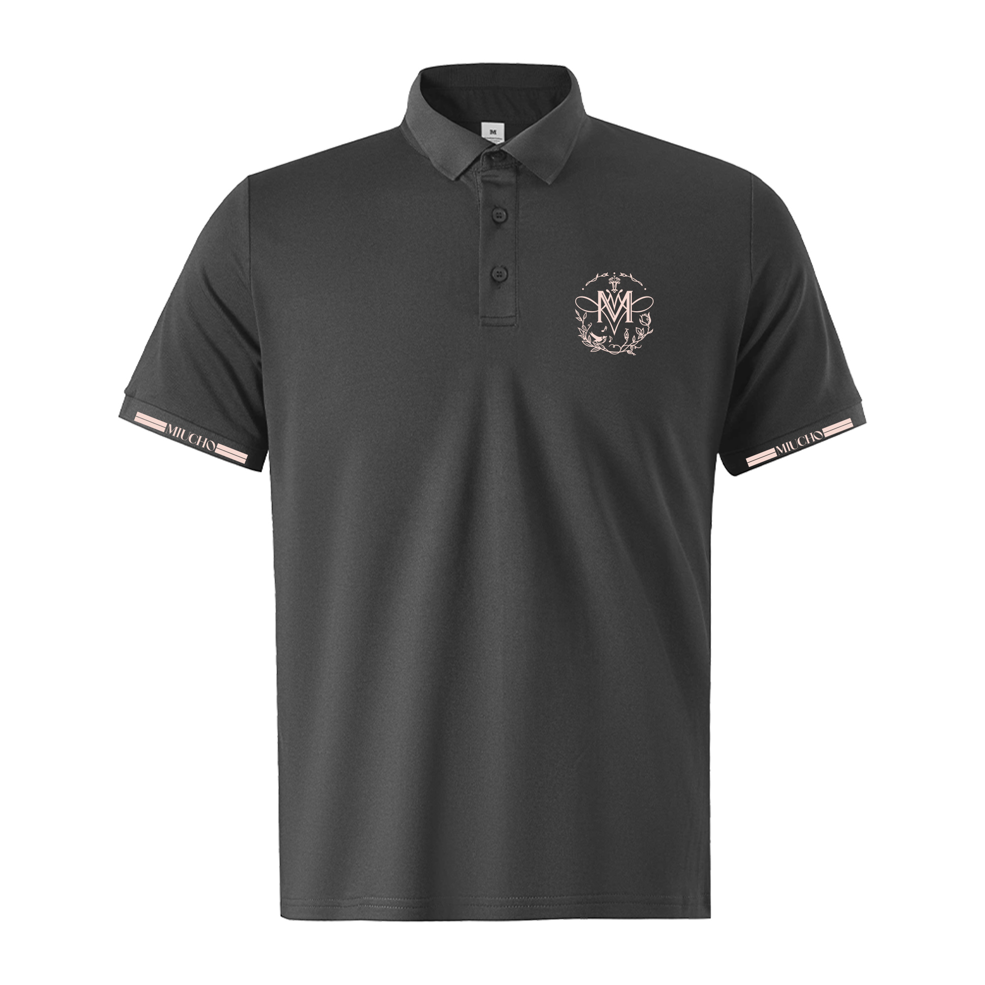 Áo polo nam cá sấu form vừa PLCSD2409 Miucho Iconic chất vải cao cấp co giãn tốt đồ bền cao in mix_thumbnail_10