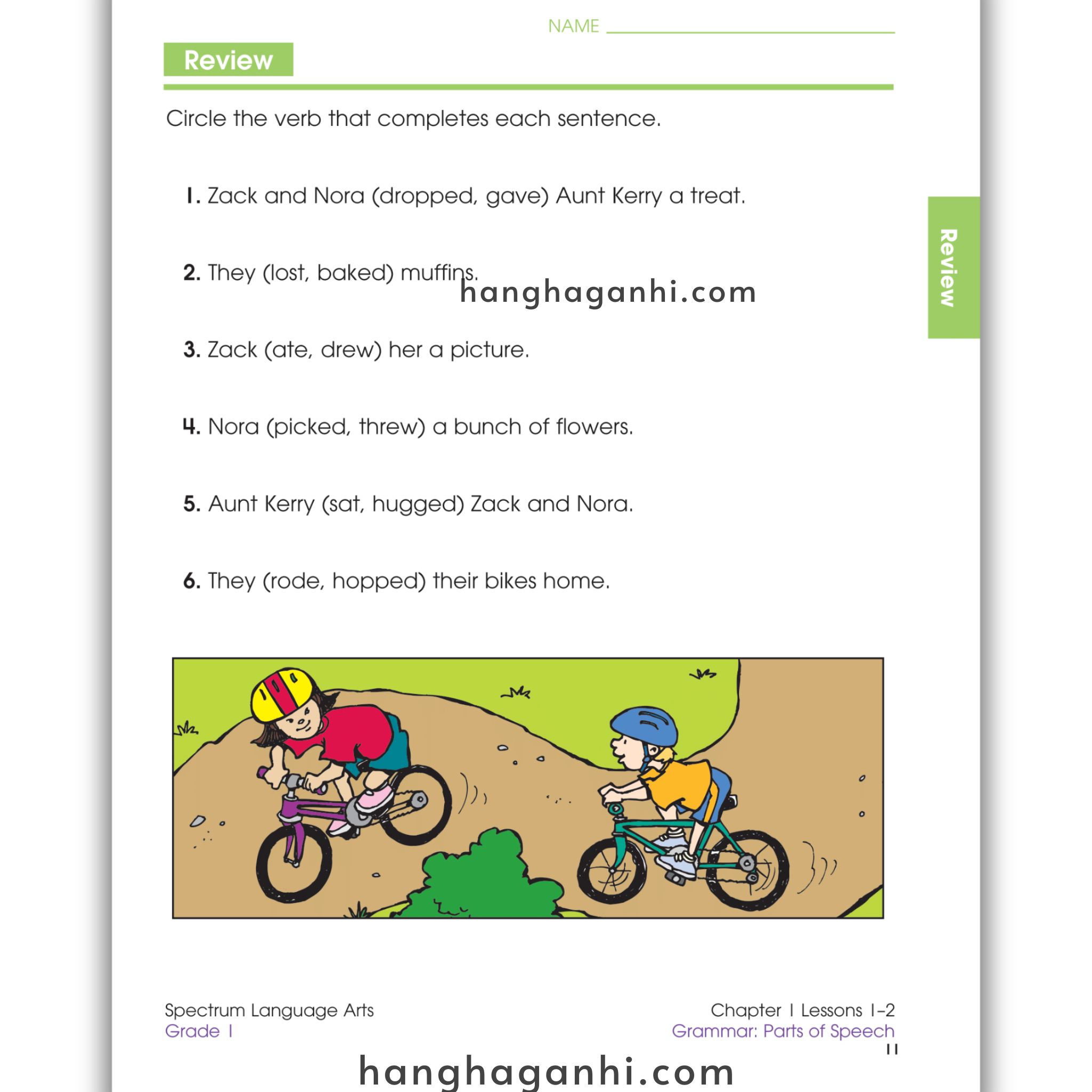 Sách Spectrum Language Arts Workbook Grade 1_thumbnail_13