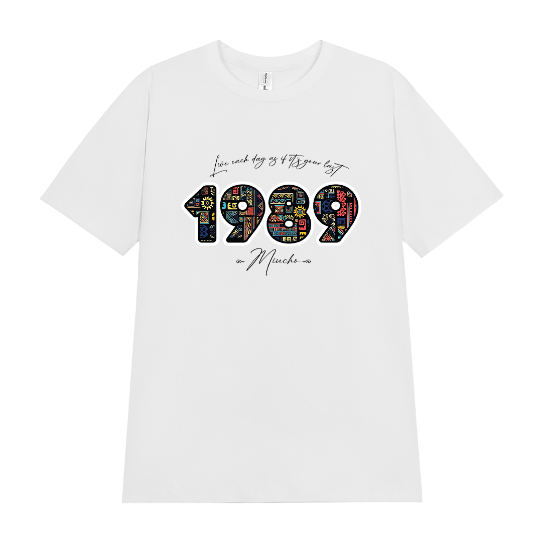 Áo thun nữ in năm sinh 1989 form vừa regular vải cotton 4c thoáng mát ARD1776 Miucho Chic in mix_thumbnail_12