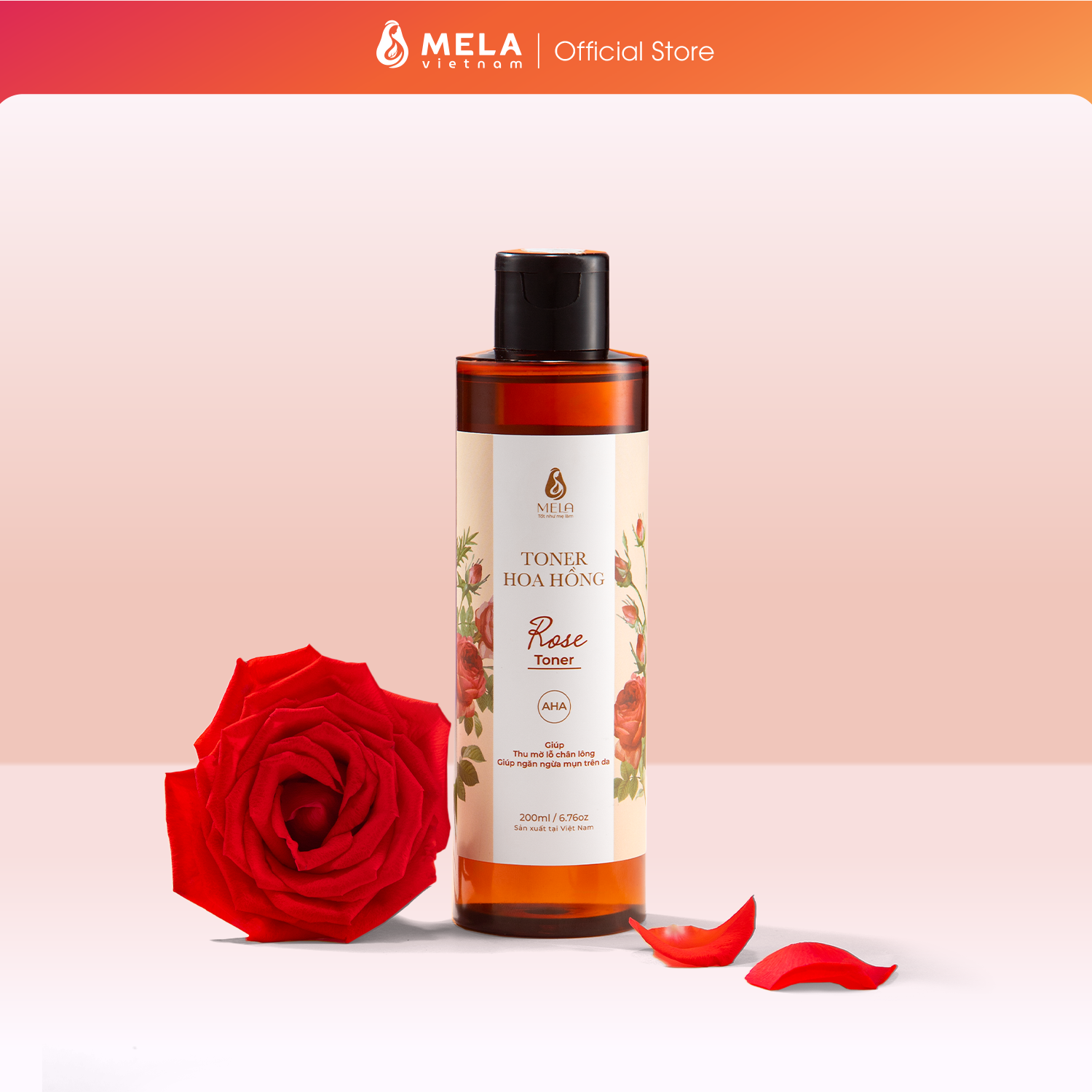 Toner Hoa Hồng 200ml Mela