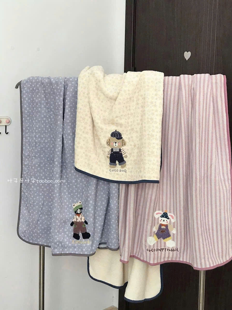 Khăn tắm gấu cute - Sz 70*140cm_thumbnail_6