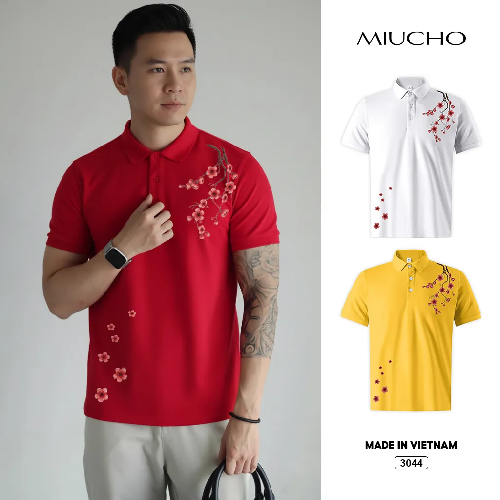 Áo polo Tết Bính Ngọ Miucho Iconic 3044