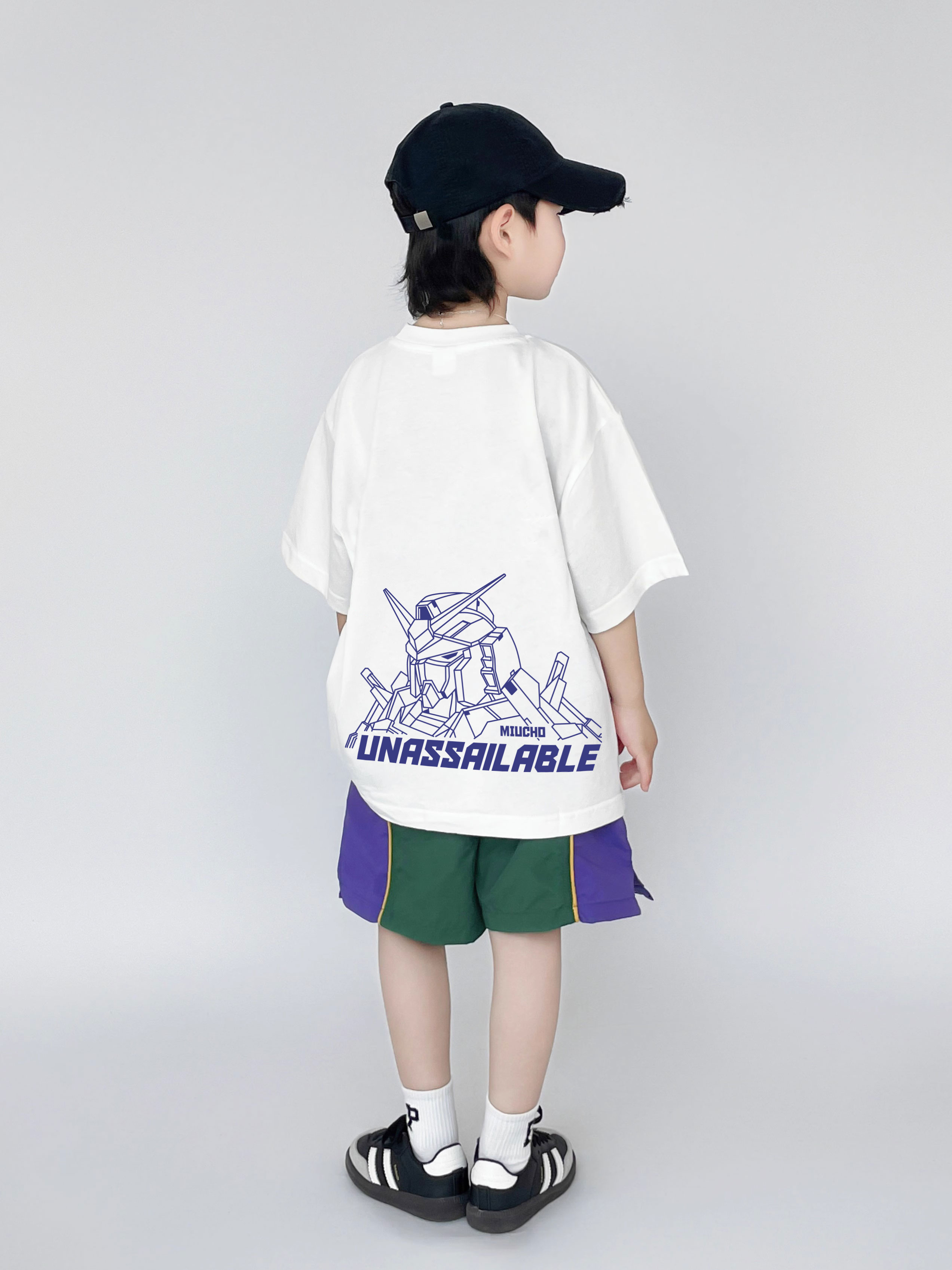 Áo thun cho bé trai form rộng AED2419 Miucho Kid chất vải cotton co giãn 4 chiều mềm mại thoáng mát in mix_thumbnail_2