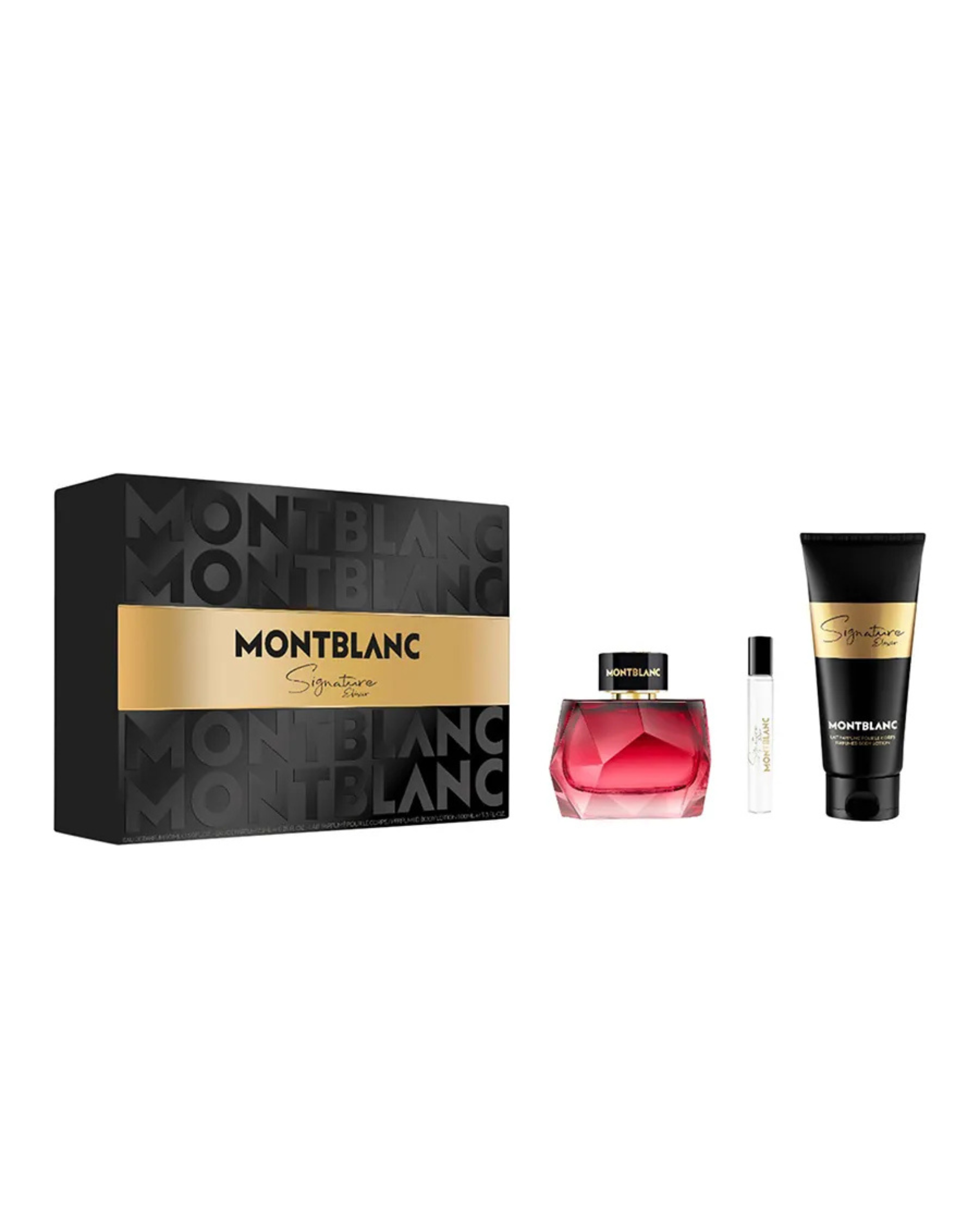 Gift Set Montblanc Signature Elixir (EDP 90ml + EDP 7.5ml + Lotion 100ml)