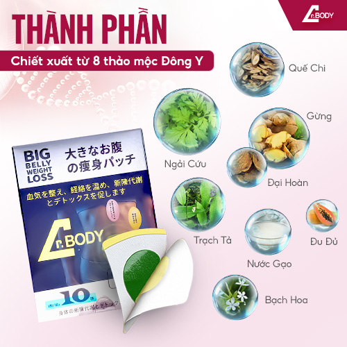 [MUA 3 TẶNG 1] MIẾNG DÁN NGẢI CỨU DR.BODY SIẾT EO ĐỐT CHÁY MỠ BỤNG GIỮ ẤM HIỆU QUẢ (HỘP 10 MIẾNG)_thumbnail_2