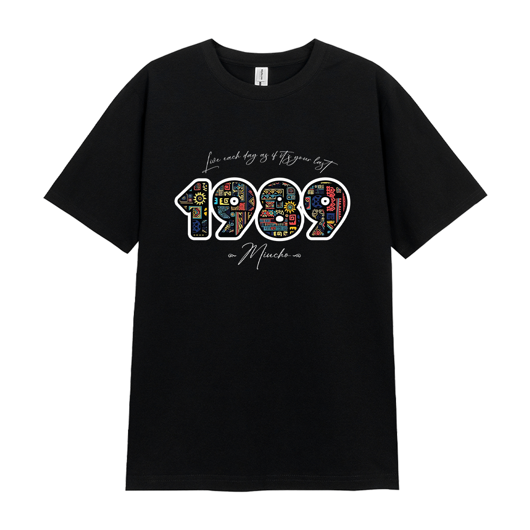 Áo thun nữ in năm sinh 1989 form vừa regular vải cotton 4c thoáng mát ARD1776 Miucho Chic in mix_thumbnail_8