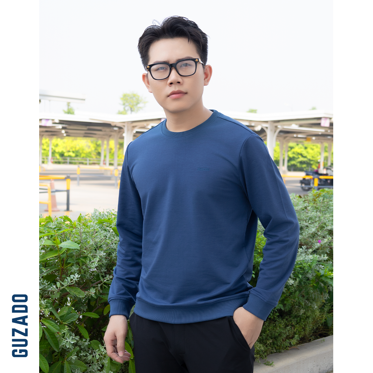 Áo Sweater Nam GUZADO Form Regular Fit Thoải Mái GDT02_thumbnail_3