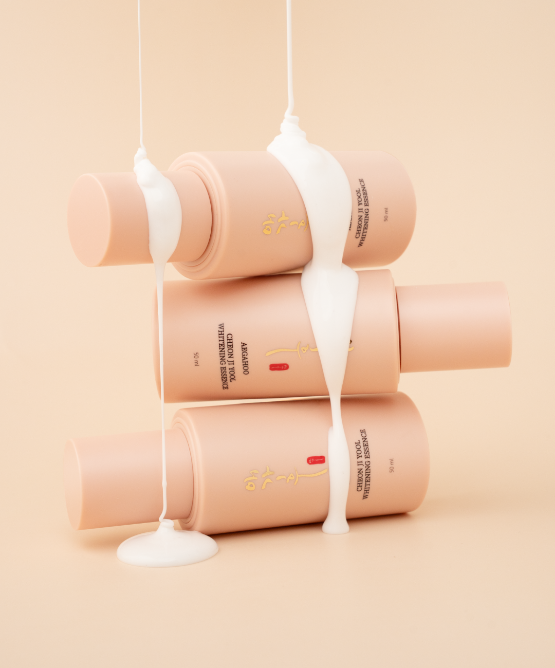 COMBO AEGAHOO CHEON JI YOOL WHITENING ESSENCE & CREAM - Bộ Chăm Sóc Da Hồng Sâm Cao Cấp - Trẻ Hoá Làm Sáng Da Cấp Ẩm Sâu - Nước Nhân Sâm, Niacinamide 5%, Vitamin Liposome - [AGH003]_thumbnail_1