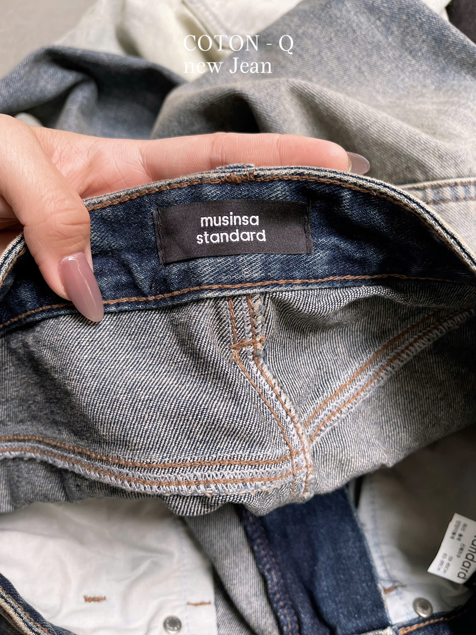 Quần jean suông xuất hàn ( KHÓI )_thumbnail_8