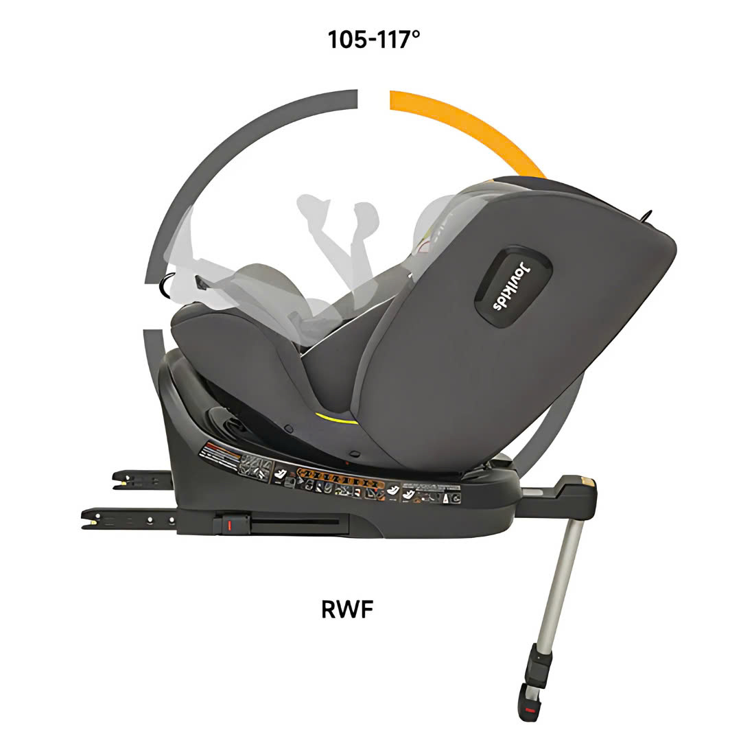 Ghế ô tô xoay 360 độ có chân chống i-Size Jovikids Ranger 40-150cm [NHẬP CODE 